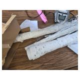 $140 7FT Lighted Birch Tree with 1000 LED Warm White Lights, Twinkling