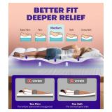 $120 Dual Layer 4-Inch Memory Foam Mattress Topper with 2-Inch Pillow