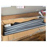 $159 Canvas Fish Pond 450 Gal Koi Pond, Foldable PVC Outdoor Tank