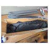 $159 Canvas Fish Pond 450 Gal Koi Pond, Foldable PVC Outdoor Tank