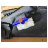 $159 Canvas Fish Pond 450 Gal Koi Pond, Foldable PVC Outdoor Tank