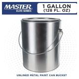 12 Pack 1 Gallon Metal Paint Cans with Lid, Bail Handle