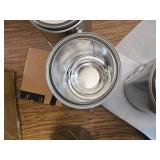 12 Pack 1 Gallon Metal Paint Cans with Lid, Bail Handle