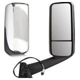 $289 Freightliner Cascadia Door Mirror Assembly, Chrome Back Cover, RH