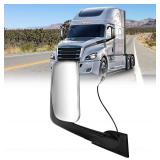 $289 Freightliner Cascadia Door Mirror Assembly, Chrome Back Cover, RH