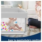 $50 Baby Playpen with Mat, 50x50 Inch Waterproof Playpen for Babies