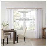 $103 Cambria Premium 11 ft Custom Curtain Rod 1-1/8in Non-Adjustable
