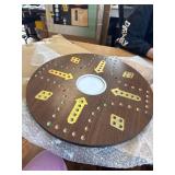 $70 Wooden Board Game Marble Game Double-Sided 2-6 Players, 24 Marbles