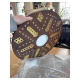 $70 Wooden Board Game Marble Game Double-Sided 2-6 Players, 24 Marbles