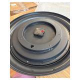 18 Inch Vintage Wall Clock - Battery Operated, Silent, Bronze