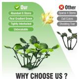 $97 KASZOO 24 Pack 20x20 Grass Wall Panels - Boxwood, 66 sqft