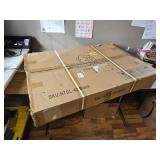 $182 42 Inch Dog Crate with Wheels, Escape-Proof, Double-Door