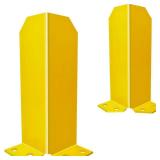 Pallet Rack Post Protectors 12" Steel Guard, Edge Protectors (2)