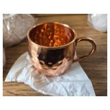 BOLD & DIVINE Moscow Mule Copper Mugs 16 oz, Set of 4