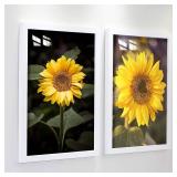 $82 White 16x20 Frame, 2 Pack, Solid Wood with Mat, 12x16