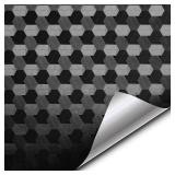 VViViD+ Designer Carbon Weave Black Vinyl Wrap (3ft x 5ft)