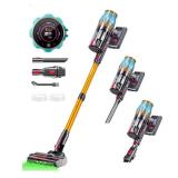 Cordless Vacuum Cleaner, 45Kpa/550W Stick Vacuum with Touch Screen, Max 65M