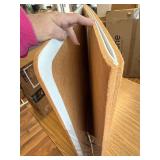 Bulletin Board 60x24 Felt Pin Board - Cork Alternative, Foldable