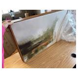 $130 KAIRNE Green Abstract Framed Canvas Wall Art Set, 24x36