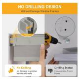 Homedemo No Drill No Tools Blackout (Grey, 31" W x 64" H)