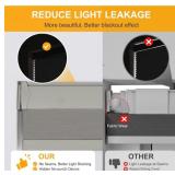 Homedemo No Drill No Tools Blackout (Grey, 31" W x 64" H)