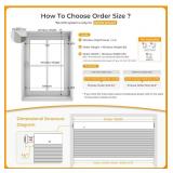 Homedemo No Drill No Tools Blackout (Grey, 31" W x 64" H)