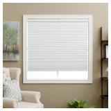 $70 Blackout Cellular Shades Cordless Blinds, 45W x 48H, White