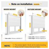 $70 Blackout Cellular Shades Cordless Blinds, 45W x 48H, White