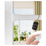 ALLZONE Tension Curtain Rod, 83-123 in, No Drilling, White