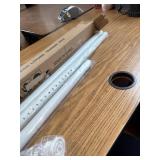 ALLZONE Tension Curtain Rod, 83-123 in, No Drilling, White