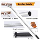 $57 Leaf Roof Brush and Roof Rake, 21 ft Adjustable Cleaning Tool