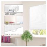 $81 Cordless Cellular Shades No Drill Honeycomb White 41W x 64H