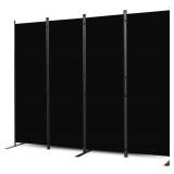 $60 4-Panel Room Divider, 6 ft Partition, 88"x71"