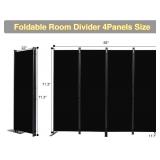 $60 4-Panel Room Divider, 6 ft Partition, 88"x71"