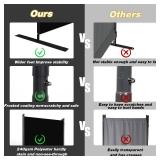 $60 4-Panel Room Divider, 6 ft Partition, 88"x71"