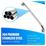 supregear Grab Bars for Bathtubs/Showers (2-Pack) Anti-Slip 24 in