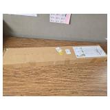 $50 Lotus Cordless 2" Faux Wood Darkening Blind, Snow White, 36x60