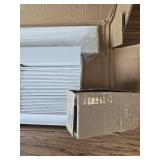 $50 Lotus Cordless 2" Faux Wood Darkening Blind, Snow White, 36x60