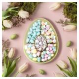 Cook With Color Easter Egg Snack Box Storage Container - Green