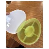 Cook With Color Easter Egg Snack Box Storage Container - Green
