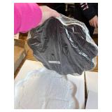 Wall Mirror, Farmhouse Round Beaded Wavy Frame, 15x15 In