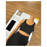 MEMBERS MARK SEAMLESS RACERBACK SPORTS BRA Size M