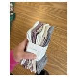 Cuddle duds crew socks, six pair size 4 to 10
