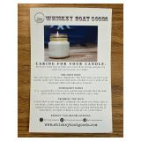2 pack 16 ounce Whiskey boat candles