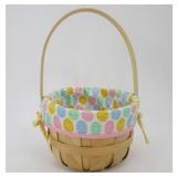 9" Chipwood with Liner Easter Basket Egg Toss Pattern - Spritz
