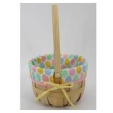9" Chipwood with Liner Easter Basket Egg Toss Pattern - Spritz