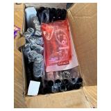 5-Tier Shelf Organizer, Heavy-Duty Shelving, Black 33x12.6x72