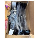 5-Tier Shelf Organizer, Heavy-Duty Shelving, Black 33x12.6x72