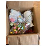 Tray Included 16-Pcs Easter Decor Set - Bunny Gnome Beads, Blue