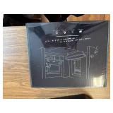 Black Homikit 2-Handle 4-Inch Matte Black Bathroom Faucet